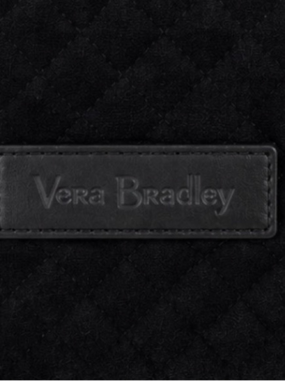 Vera Bradley Black Quilted Cotton Mini Backpack Purse – Excellent Condition - Picture 4 of 4